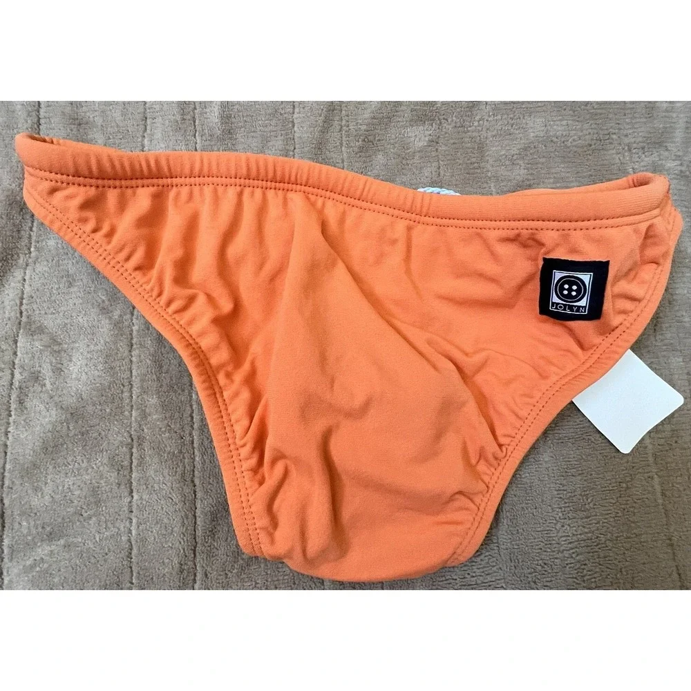 Jolyn Bikini Bottom Europe Style Orange Apricot Small‎ New With Tags
